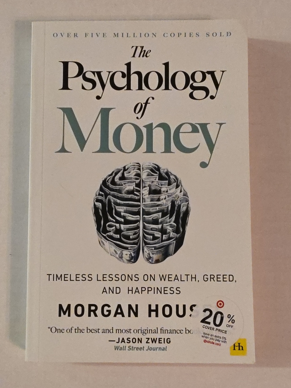 The Psychology of Money - White/Cream Paperback by